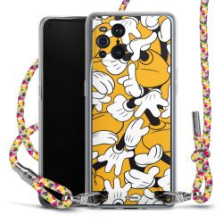 New Carry Case Transparent Stoff colourful/silber