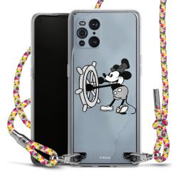 New Carry Case Transparent Stoff colourful/silber