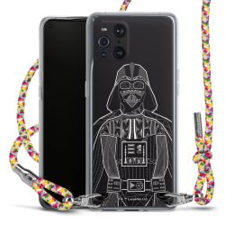 New Carry Case Transparent Stoff colourful/silber