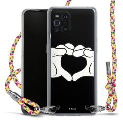 New Carry Case Transparent Stoff colourful/silber