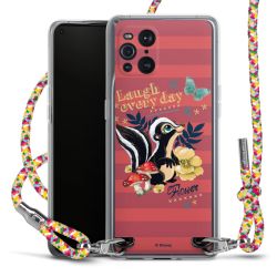 New Carry Case Transparent Stoff colourful/silber