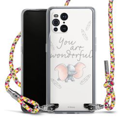 New Carry Case Transparent Stoff colourful/silber