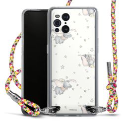 New Carry Case Transparent Stoff colourful/silber