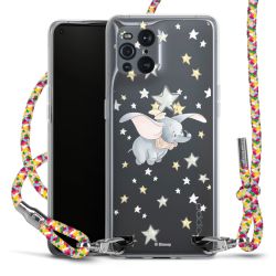 New Carry Case Transparent Stoff colourful/silber