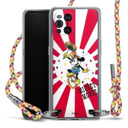 New Carry Case Transparent Stoff colourful/silber