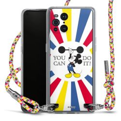 New Carry Case Transparent Stoff colourful/silber