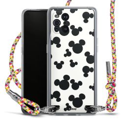 New Carry Case Transparent Stoff colourful/silber