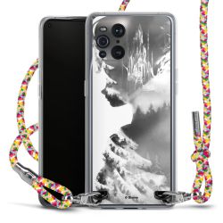 New Carry Case Transparent Stoff colourful/silber