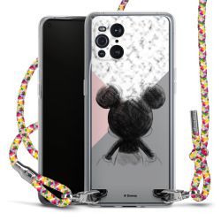 New Carry Case Transparent Stoff colourful/silber