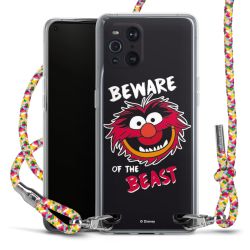 New Carry Case Transparent Stoff colourful/silber