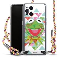 New Carry Case Transparent Stoff colourful/silber