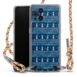 New Carry Case Transparent Stoff colourful/silber