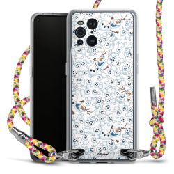 New Carry Case Transparent Stoff colourful/silber