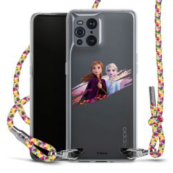 New Carry Case Transparent Stoff colourful/silber