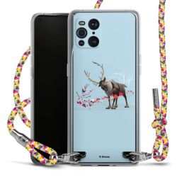 New Carry Case Transparent Stoff colourful/silber