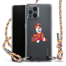 New Carry Case Transparent Stoff colourful/silber