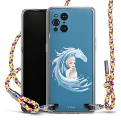 New Carry Case Transparent Stoff colourful/silber