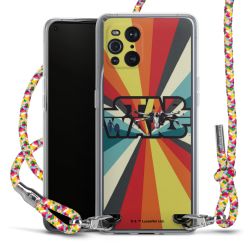 New Carry Case Transparent Stoff colourful/silber