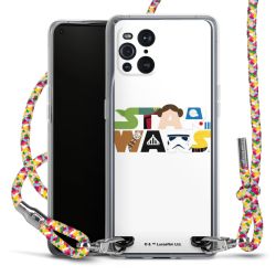 New Carry Case Transparent Stoff colourful/silber