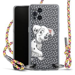 New Carry Case Transparent Stoff colourful/silber