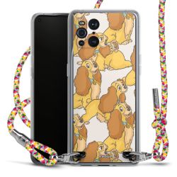 New Carry Case Transparent Stoff colourful/silber