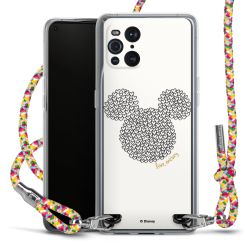 New Carry Case Transparent Stoff colourful/silber