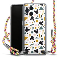 New Carry Case Transparent Stoff colourful/silber