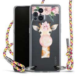 New Carry Case Transparent Stoff colourful/silber