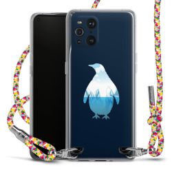 New Carry Case Transparent Stoff colourful/silber