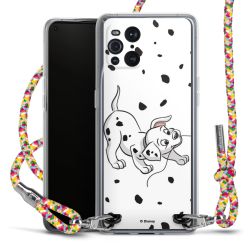 New Carry Case Transparent Stoff colourful/silber