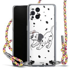 New Carry Case Transparent Stoff colourful/silber