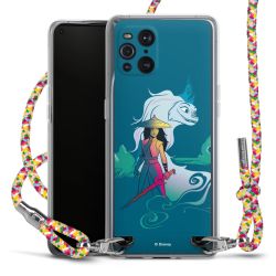 New Carry Case Transparent Stoff colourful/silber