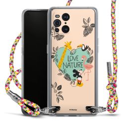 New Carry Case Transparent Stoff colourful/silber