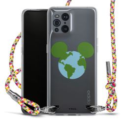 New Carry Case Transparent Stoff colourful/silber