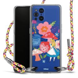 New Carry Case Transparent Stoff colourful/silber