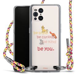 New Carry Case Transparent Stoff colourful/silber