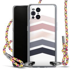 New Carry Case Transparent Stoff colourful/silber