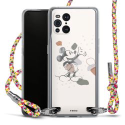 New Carry Case Transparent Stoff colourful/silber