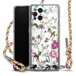New Carry Case Transparent Stoff colourful/silber