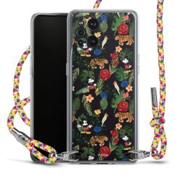 New Carry Case Transparent Stoff colourful/silber