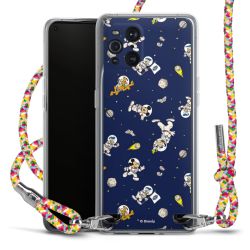 New Carry Case Transparent Stoff colourful/silber