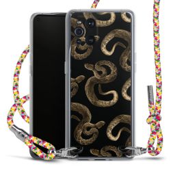 New Carry Case Transparent Stoff colourful/silber