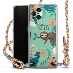 New Carry Case Transparent Stoff colourful/silber