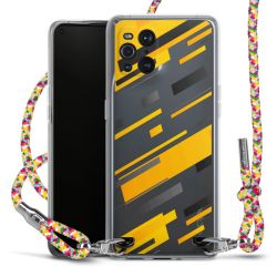 New Carry Case Transparent Stoff colourful/silber