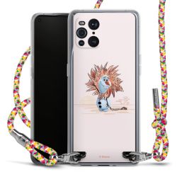 New Carry Case Transparent Stoff colourful/silber