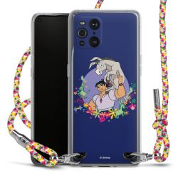 New Carry Case Transparent Stoff colourful/silber