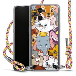 New Carry Case Transparent Stoff colourful/silber