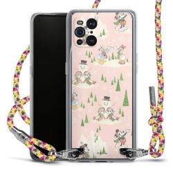 New Carry Case Transparent Stoff colourful/silber