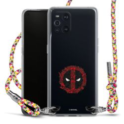 New Carry Case Transparent Stoff colourful/silber