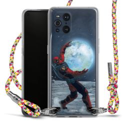 New Carry Case Transparent Stoff colourful/silber